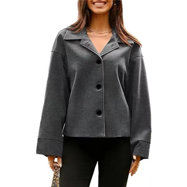 Women's fashion oversized blazer jacket with elegant chic cut and style