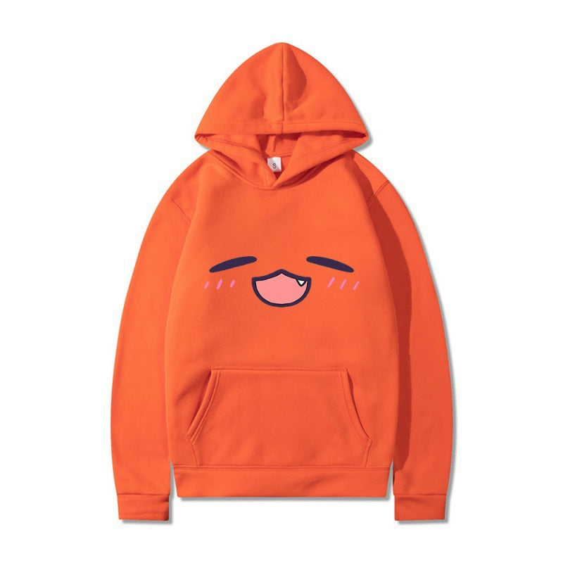 Women's hoodie with cheerful cartoon face and comfortable fit Lune London