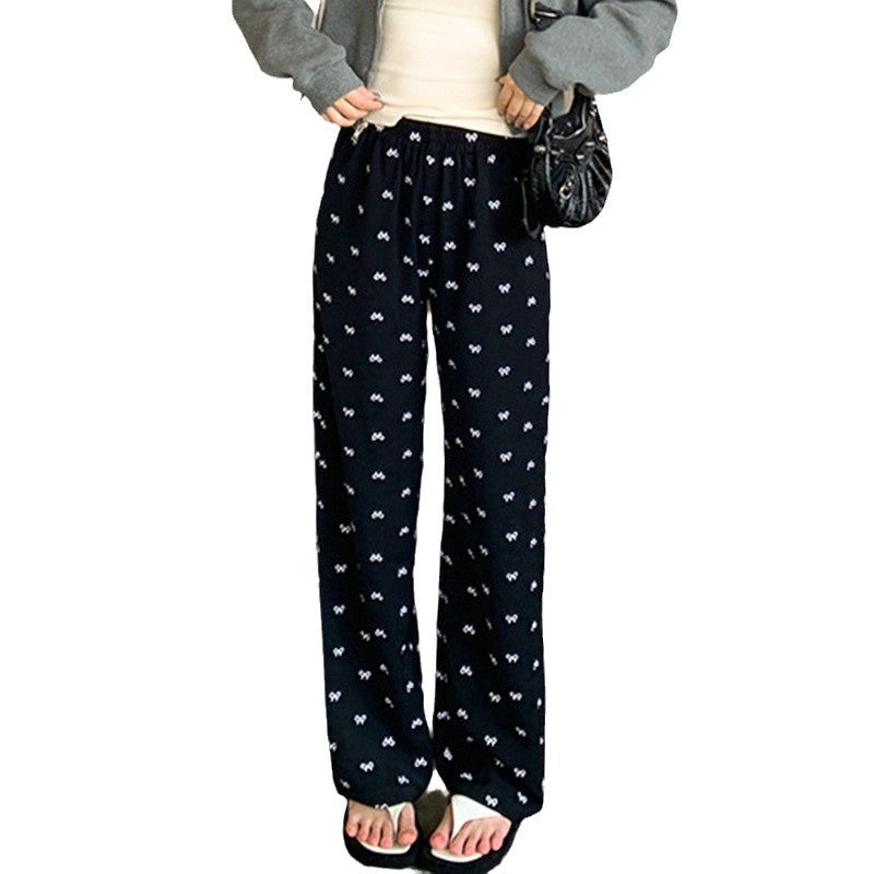 Women Comfortable Palazzo Pants with Elegant Pattern Chic & Stil