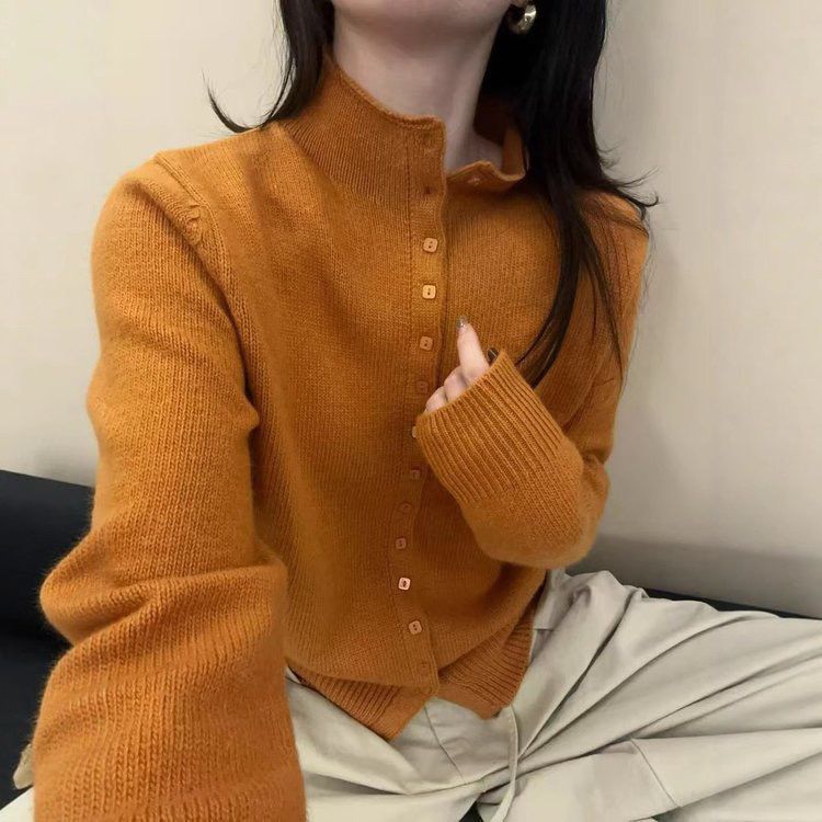 Cardigan en tricot chaud pour femmes Chic & Stil