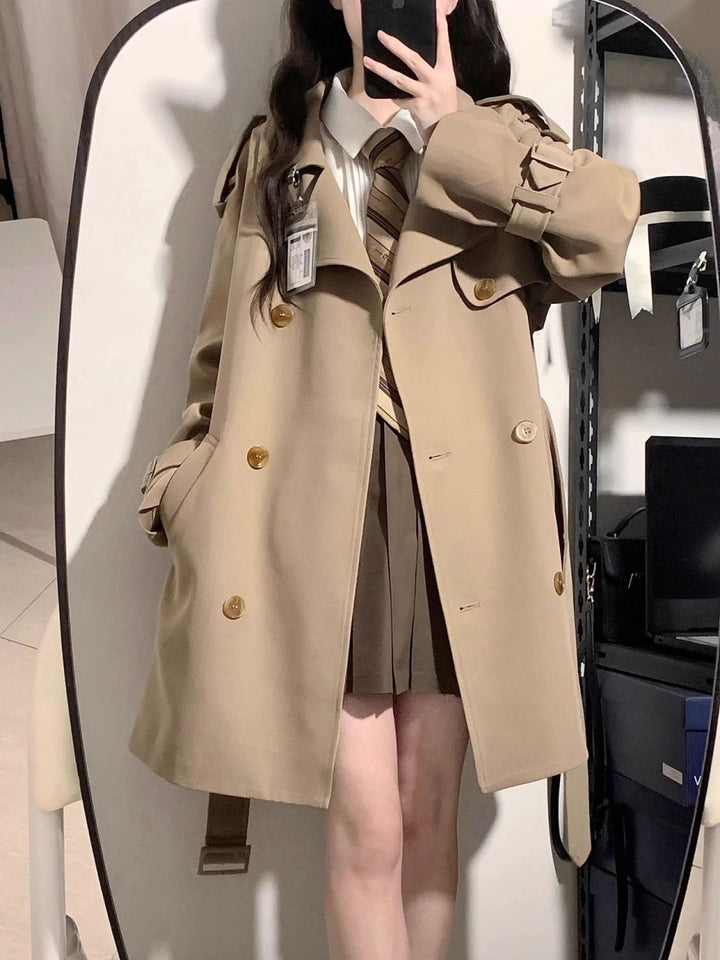 Manteau trench à la mode pour femmes avec coupe oversized Chic & Stil