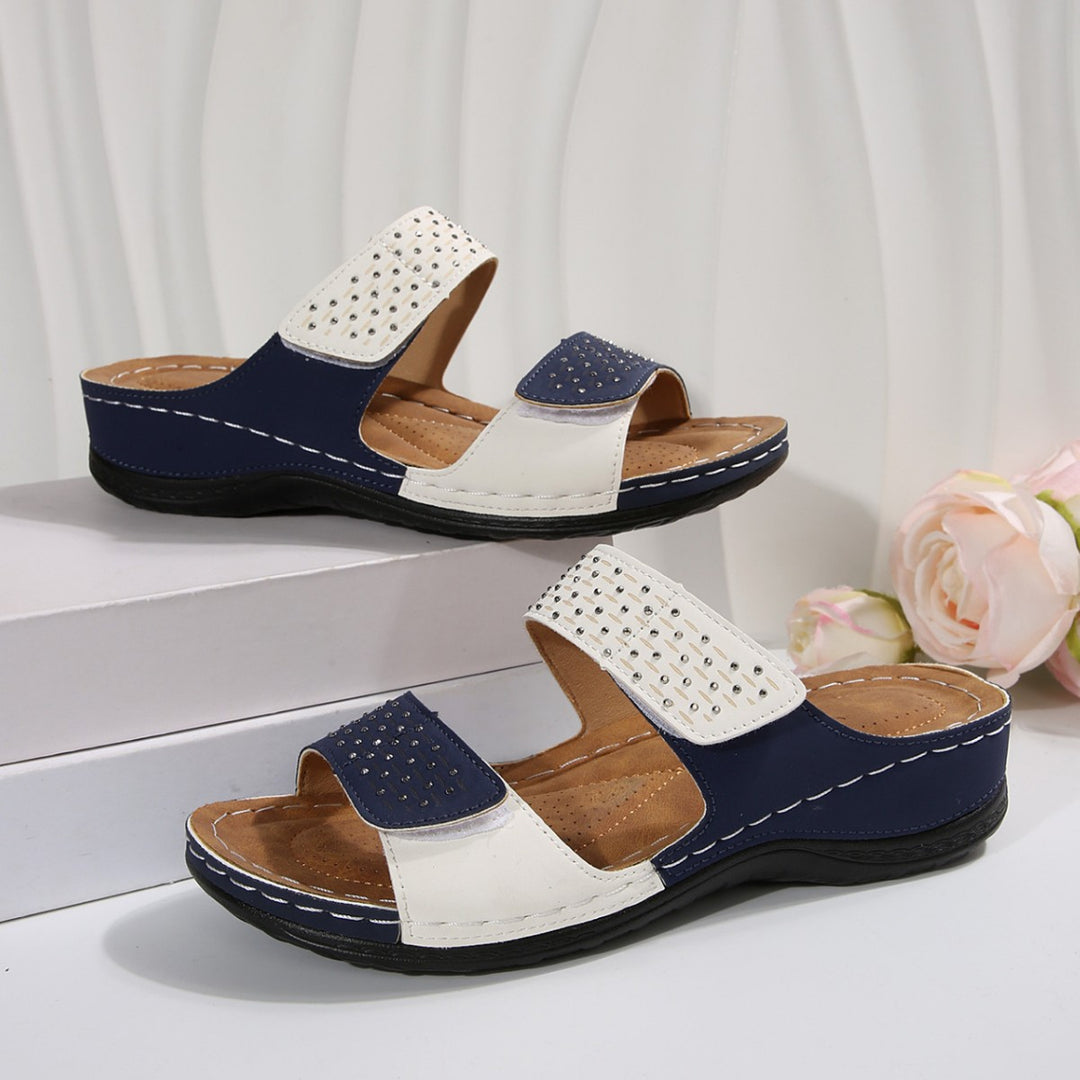 Ladies Stylish Lune London Soft Foam Slide Sandals