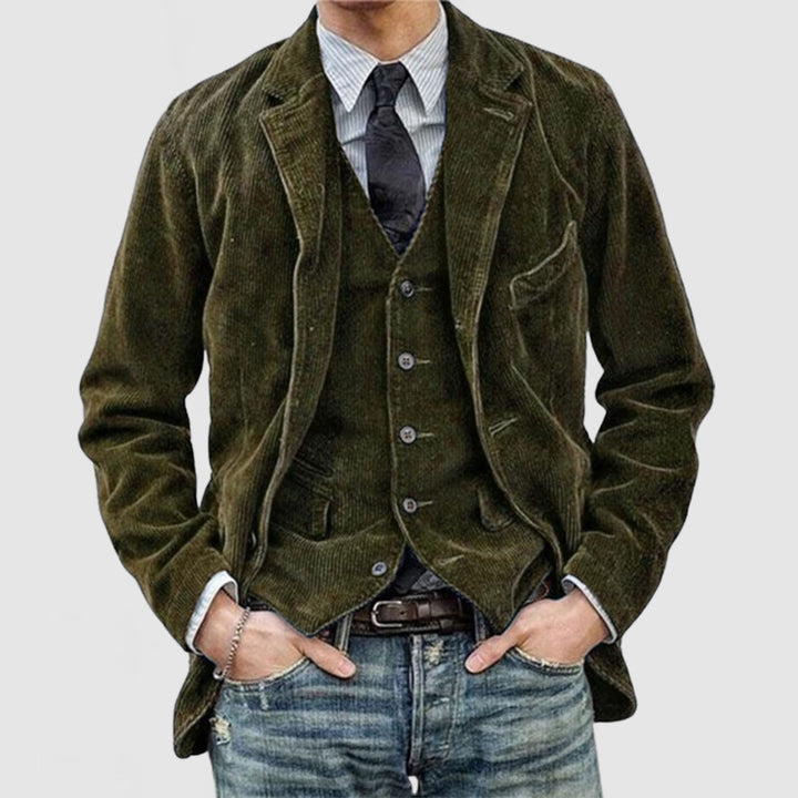 Elegant cotton jacket for men with a modern cut and practical pockets Lune London