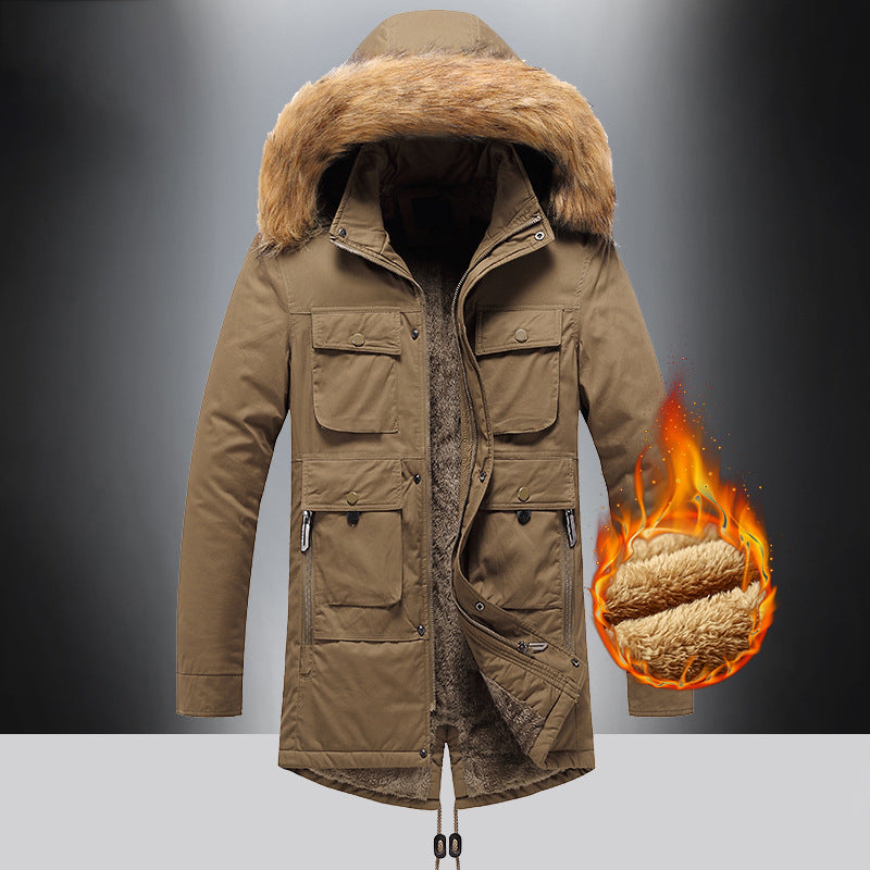 Insulated parka jacket for men Lune London