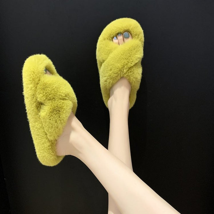 Women soft slippers with reversed straps and ergonomic sole Lune London