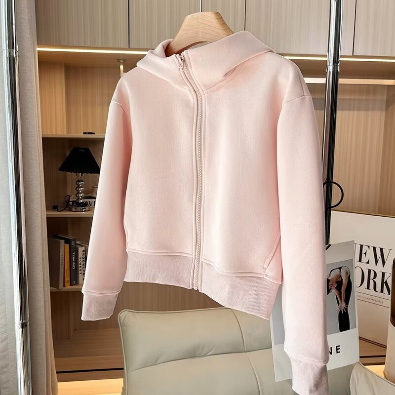Veste à capuche confortable pour femmes avec zip innovant Chic & Stil