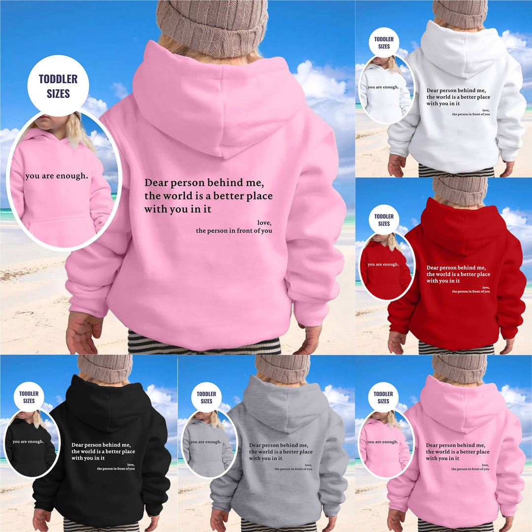 Sweat-shirt à capuche pour femmes avec lettrage motivant et coupe décontractée Chic & Stil
