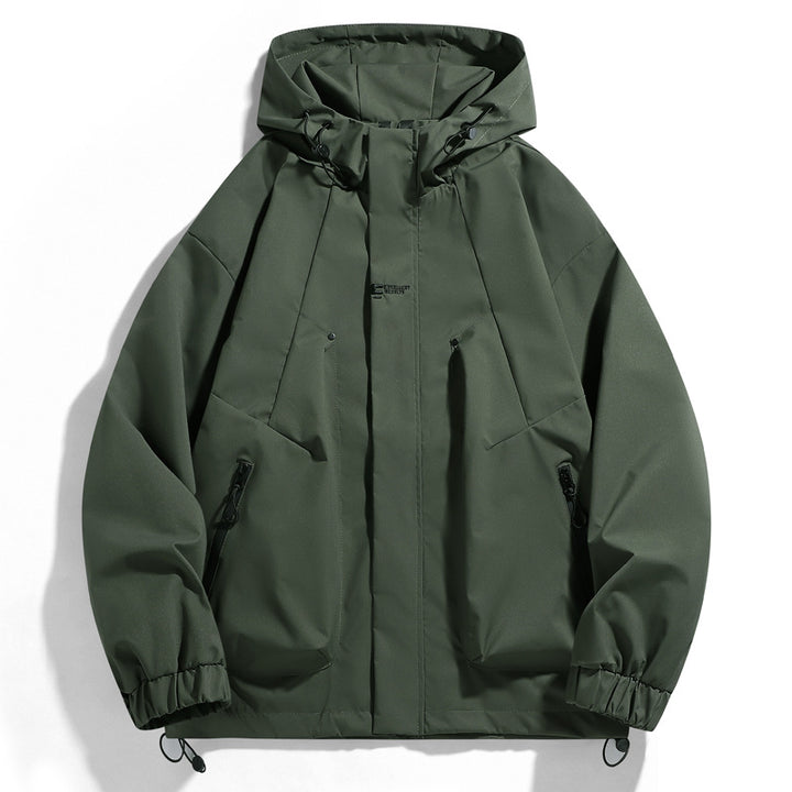 Functional outdoor jacket for men with water and wind protection Lune London