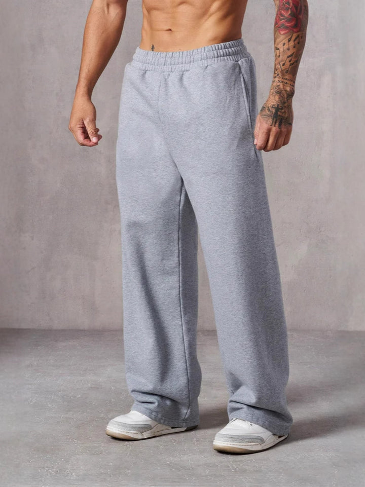Men's Baggy Jogging Pants with Elastic Waistband and Side Pockets Lune London