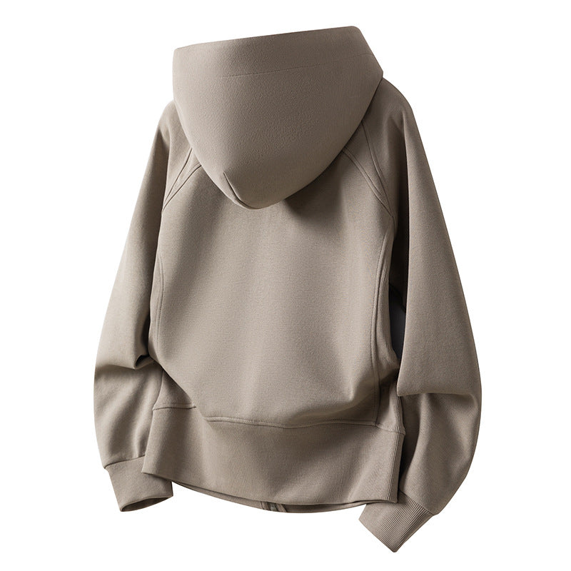 Women's hooded jacket in soft terry fabric Lune London