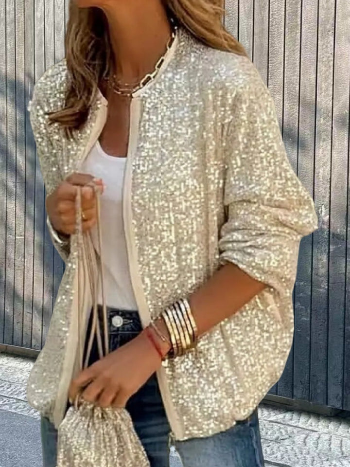 Women's Sequin Jacket In A Modern Cut Lune London