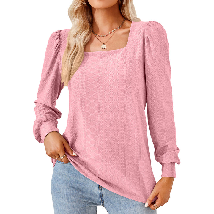 Ladies Light Blouse with Elegant Puff Sleeves and a Structured Design Lune London