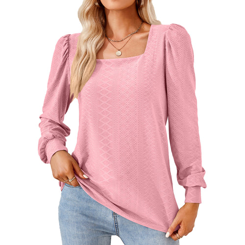 Ladies Light Blouse with Elegant Puff Sleeves and a Structured Design Lune London