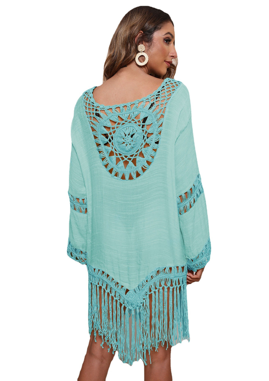 Ladies Fringe Detail Wrap Lune London