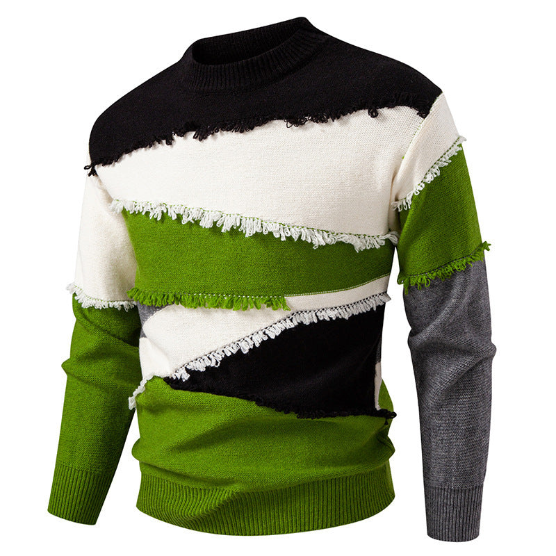 Trendy sweater for men with fringe details Lune London