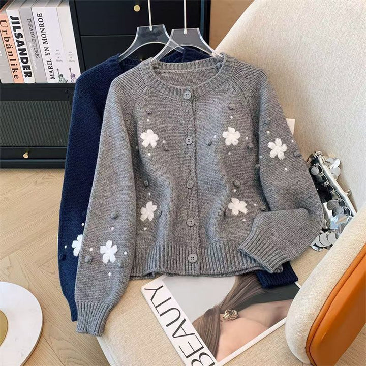 Cardigan femme avec design floral Chic & Stil