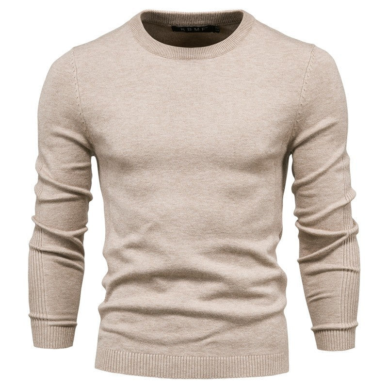 Men's Round Neck Sweater Made Of High-Quality Cotton Lune London