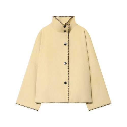 Ladies warm transitional jacket with high collar Lune London