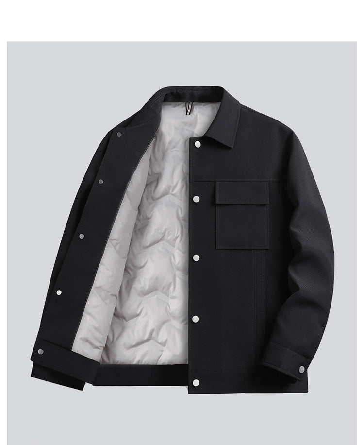 Trendy overshirt jacket for men with practical pocket design Lune London