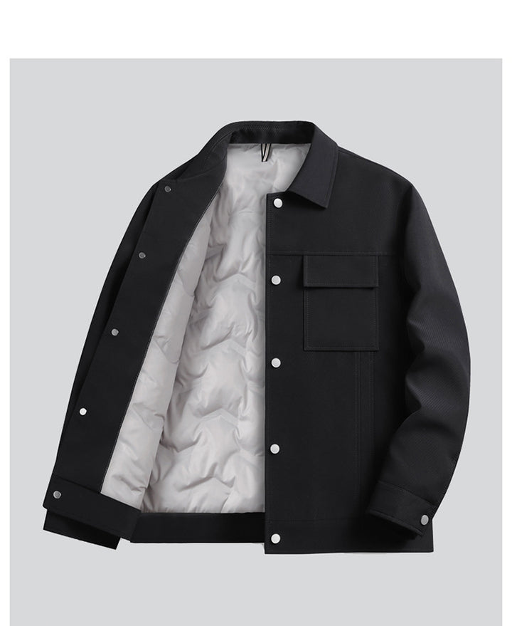 Trendy overshirt jacket for men with practical pocket design Lune London