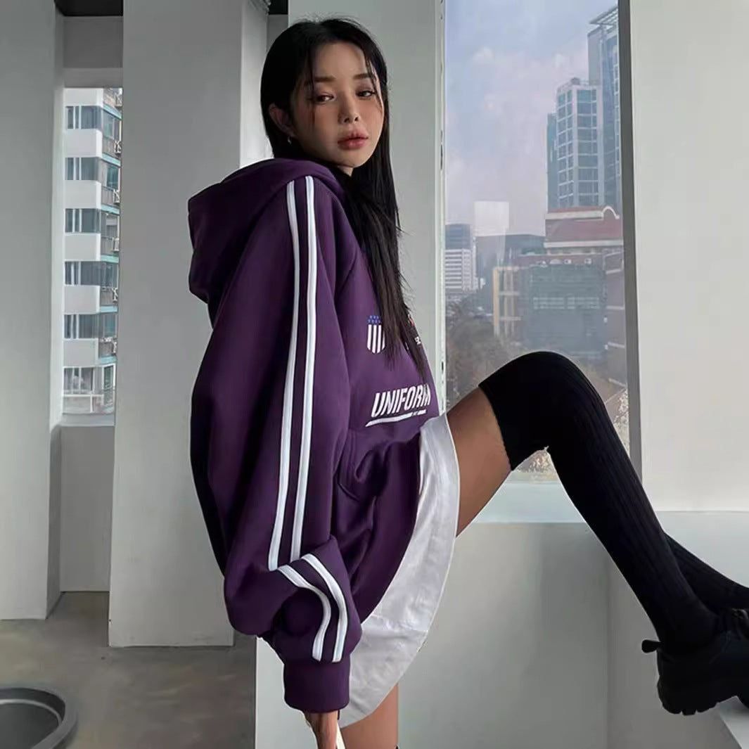 Oversized hoodie for women with eye-catching graphics Lune London