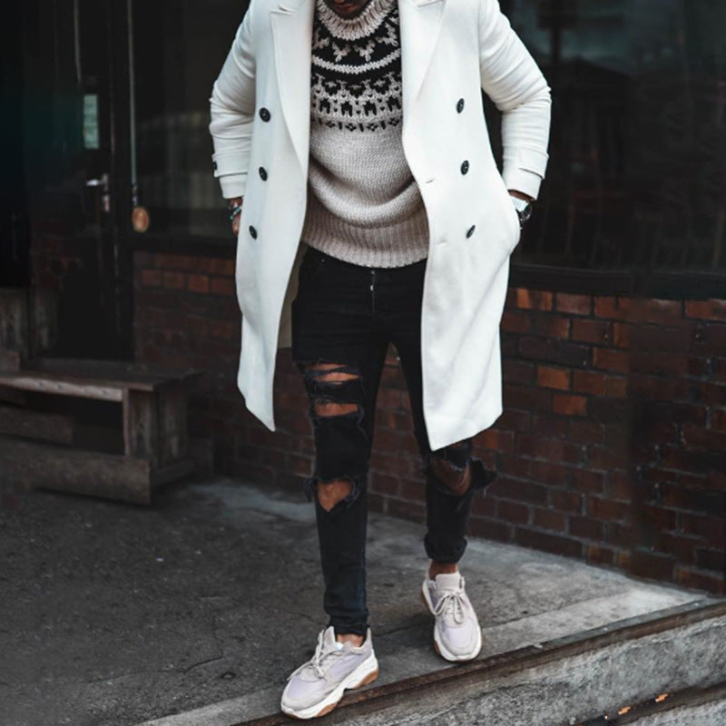Elegant long coat for men Lune London