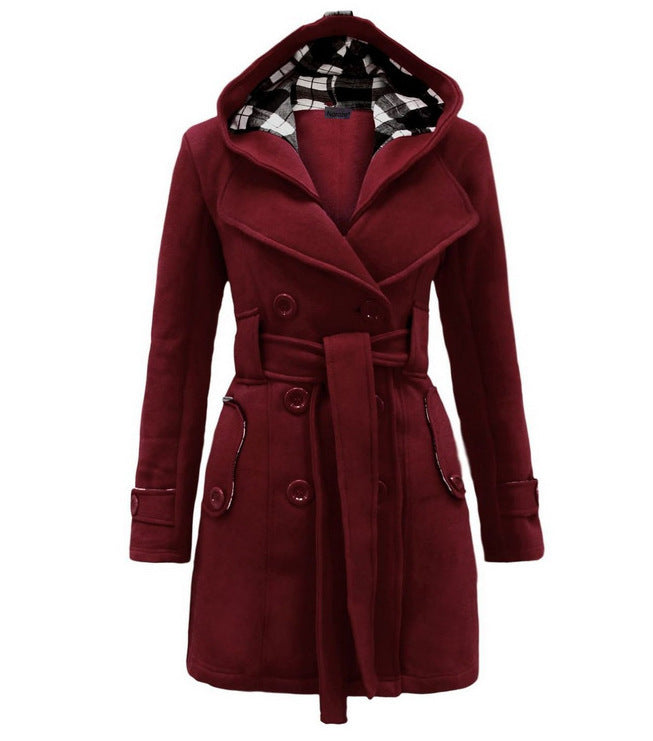 Women Elegant and Comfortable Short Transition Jacket with Hood Lune London