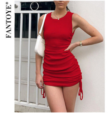 Robe portefeuille pour femme avec des détails modernes en volants et une coupe ajustée Chic & Stil