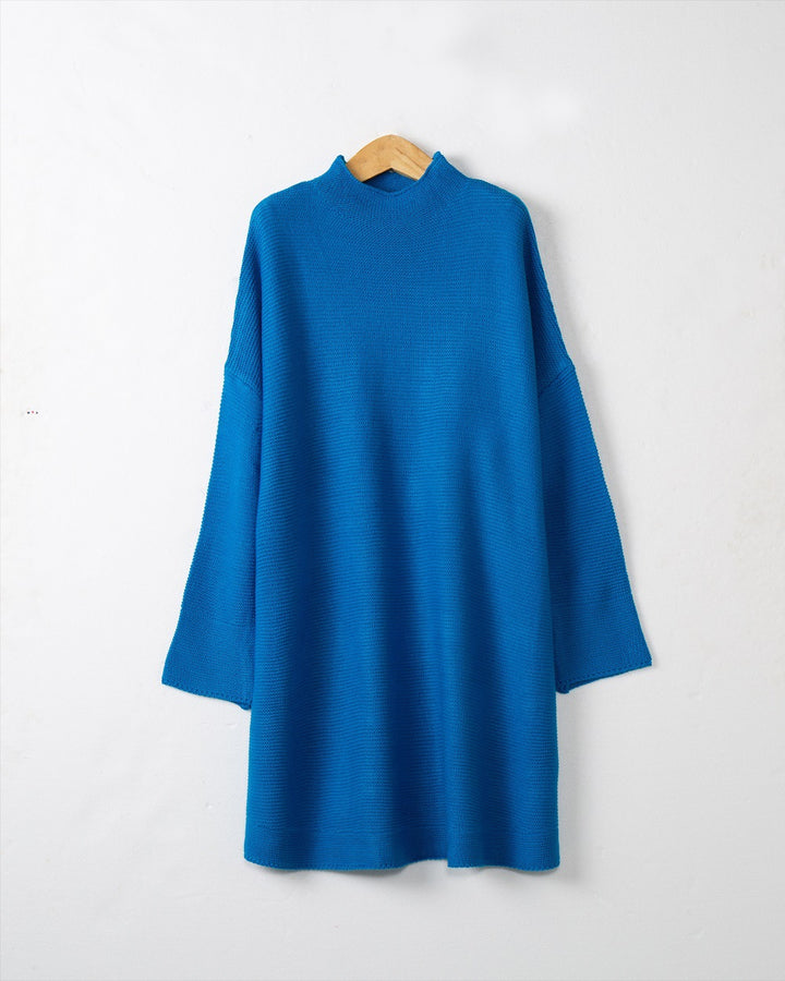 Ladies Large soft knit turtleneck sweater Lune London