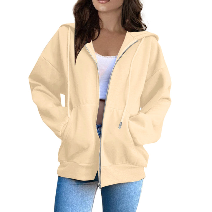 Women's hoodie jacket with cozy oversized cut Chic & Stil