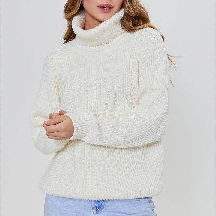 Lune London loose turtleneck sweater for women