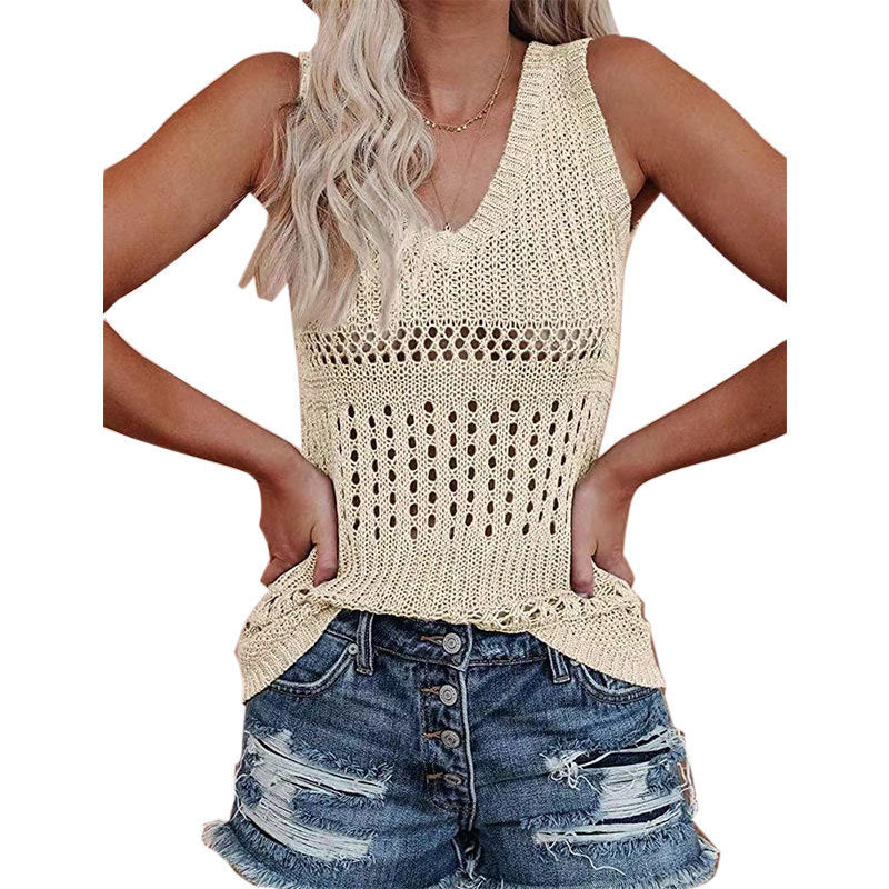 Women's knit top with a versatile diamond pattern Lune London