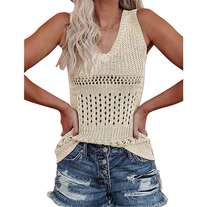 Women's knit top with a versatile diamond pattern Lune London