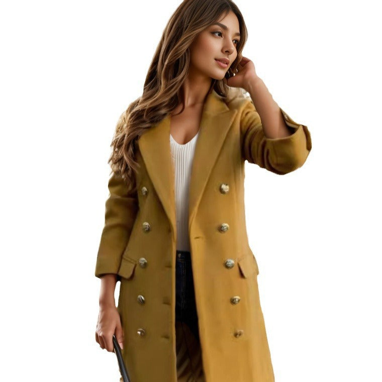 Women's elegant double-breasted blazer coat Lune London