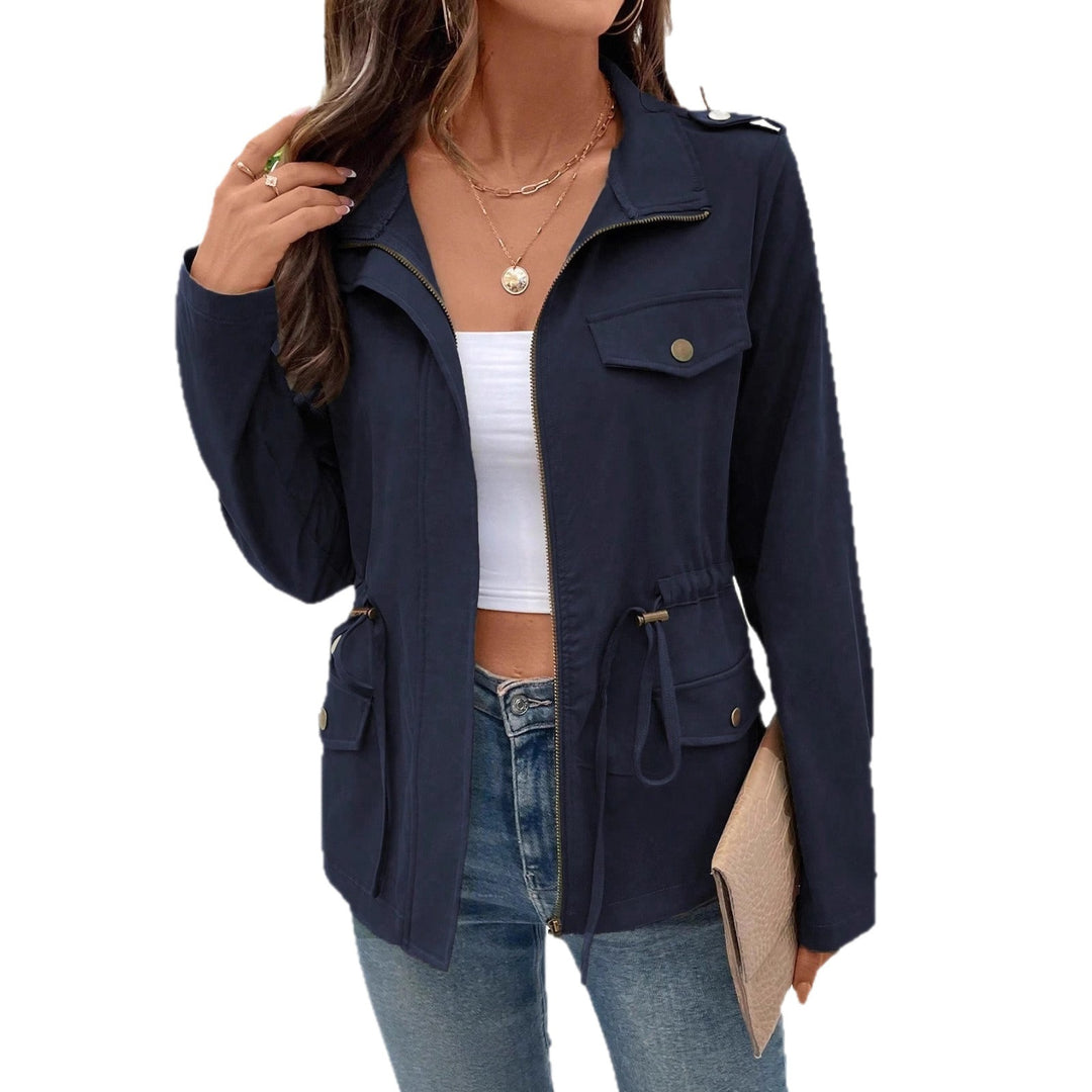 Women Urban Utility Jacket with Adjustable Belt Lune London
