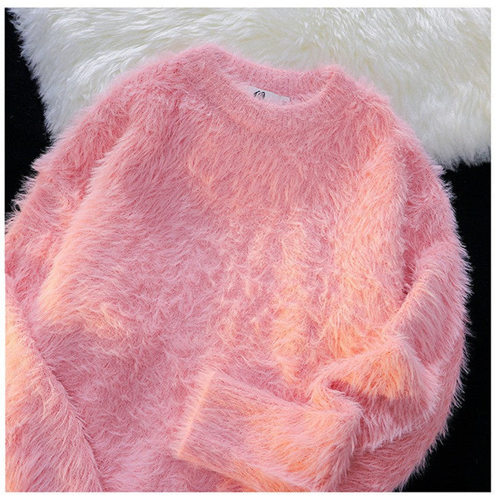 Lune London | Women Plush Round Neck Sweater