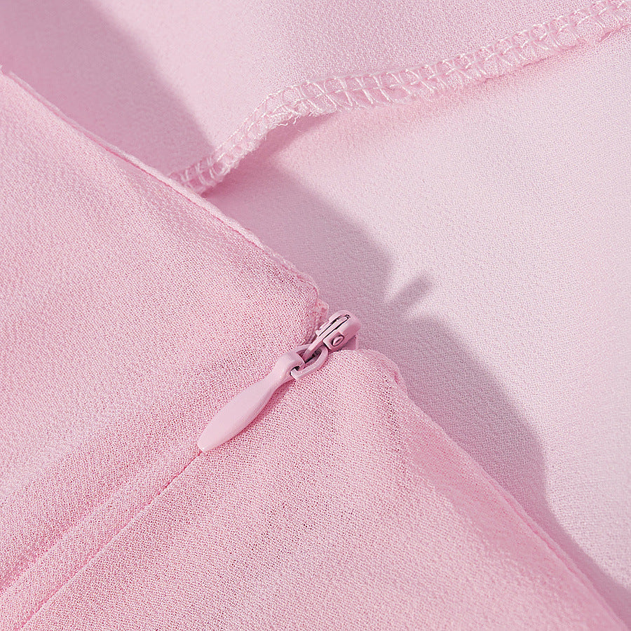 Jupe midi élégante pour femmes en tissu fluide Chic & Stil