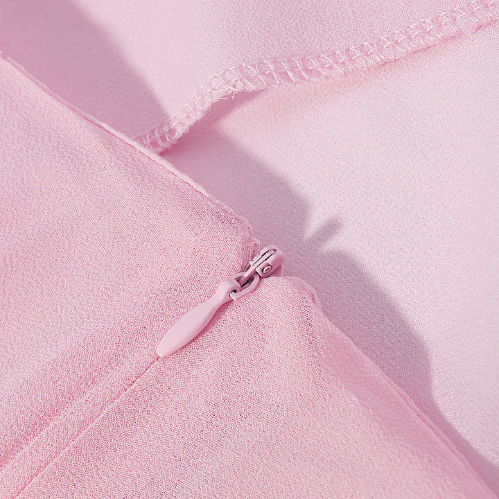Jupe midi élégante pour femmes en tissu fluide Chic & Stil