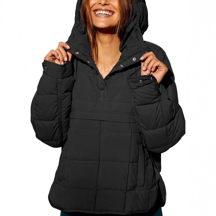 Dames doudoune avec col haut Chic und Stil
