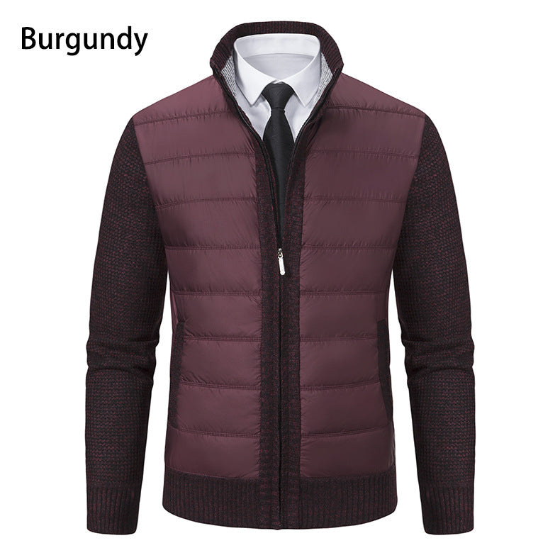 Hybrid sports jacket for men with moisture-regulating material and modern knit design Lune London