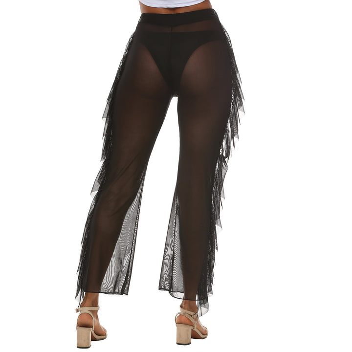 Women Transparent Mesh Beach Pants Lune London