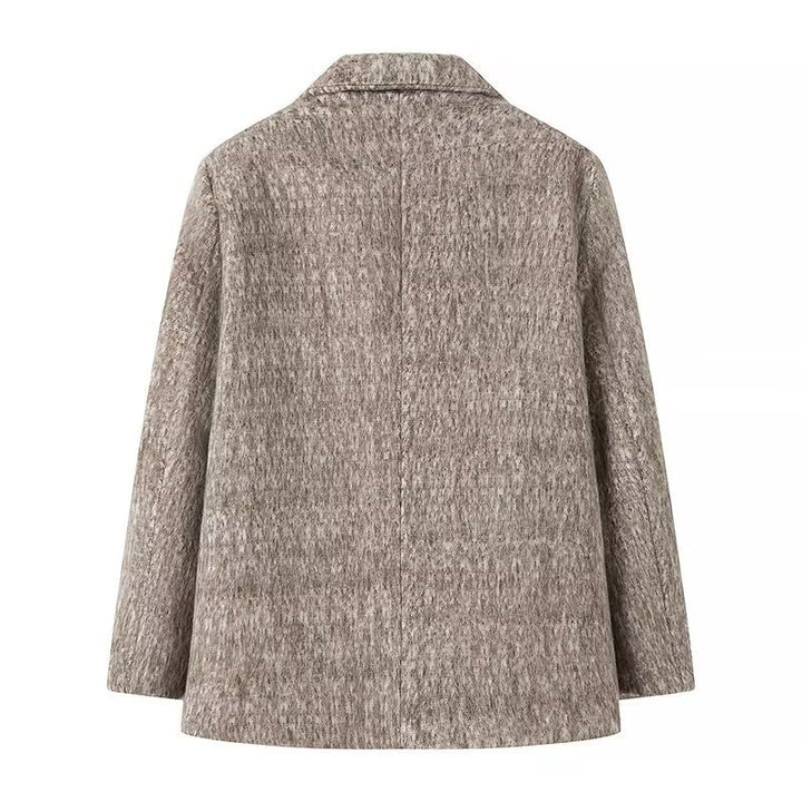 Dames Blazer Élégant avec Surface Texturée Chic & Stil