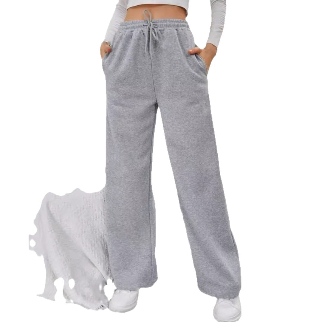 Women's wide leisure pants with elastic waistband Chic & Stil