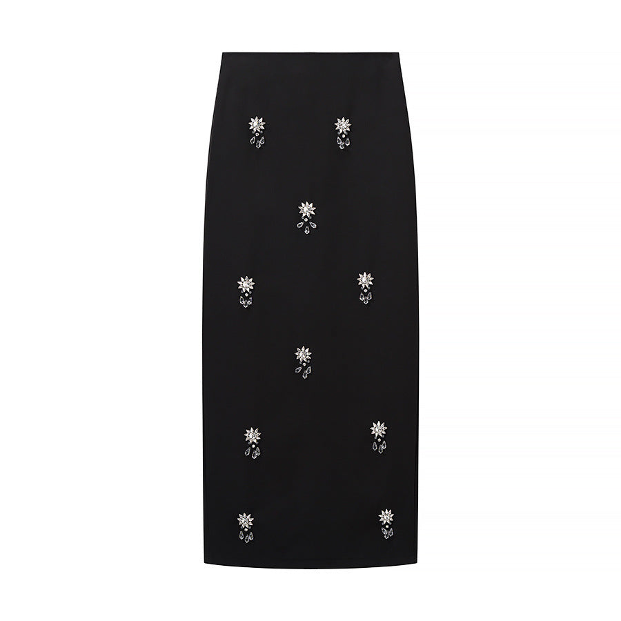 Women Elegant, embroidered top and skirt set Lune London