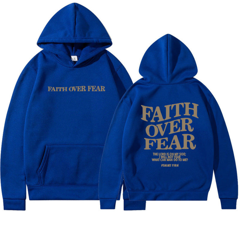 Women's hoodie with inspirational lettering and high-quality cotton Lune London
