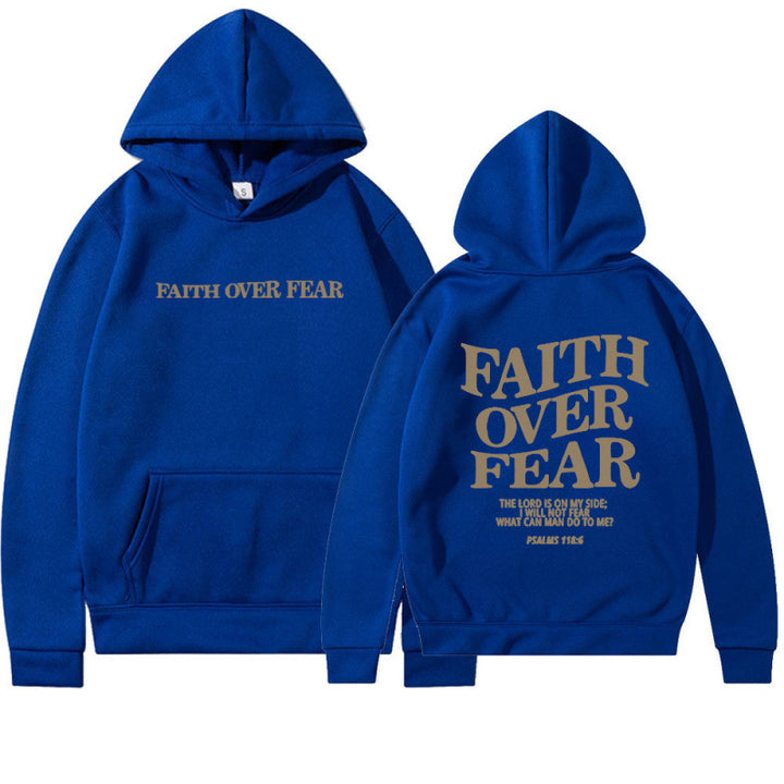 Women's hoodie with inspirational lettering and high-quality cotton Lune London