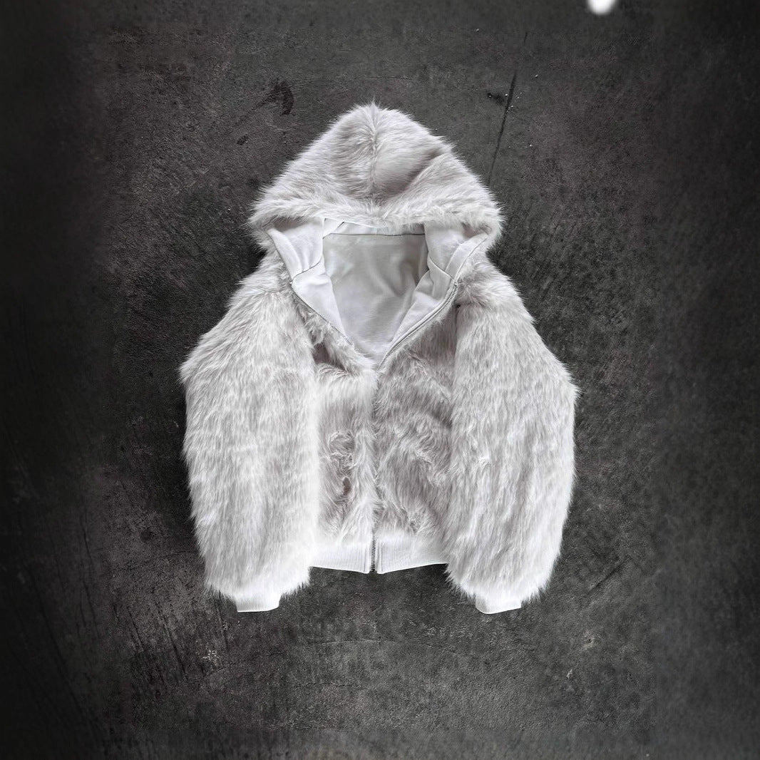 Veste d'hiver pour femmes avec capuche doublée en fausse fourrure et poches pratiques Chic & Stil