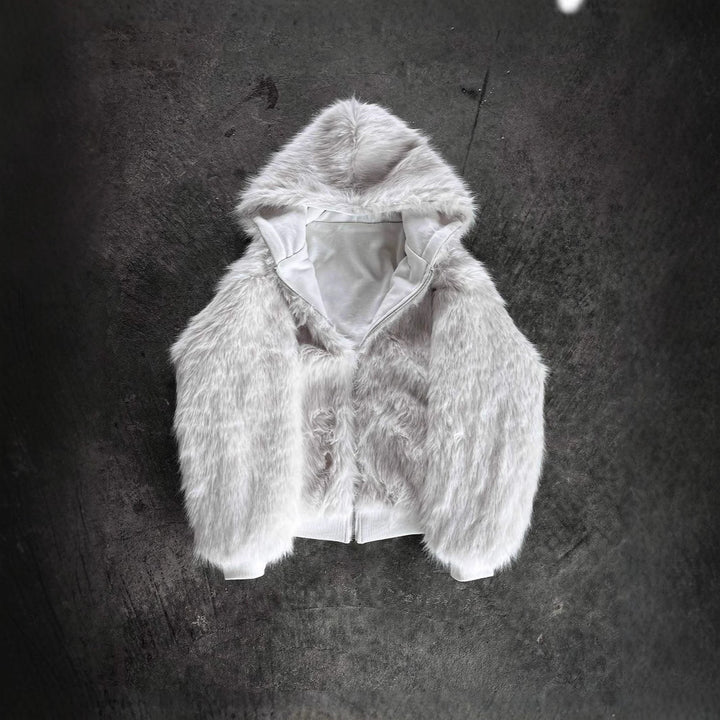 Veste d'hiver pour femmes avec capuche doublée en fausse fourrure et poches pratiques Chic & Stil
