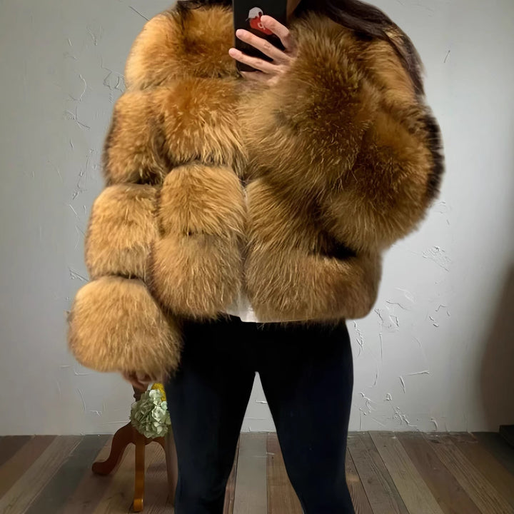 Ladies comfortable fur coat Lune London