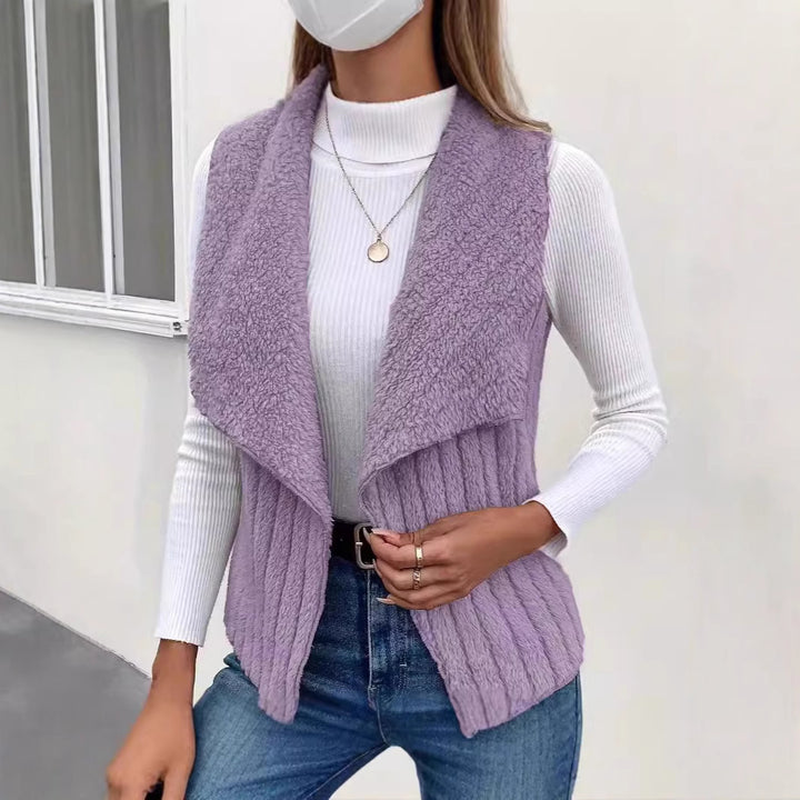 Women's cardigan in cozy material with removable hood Lune London